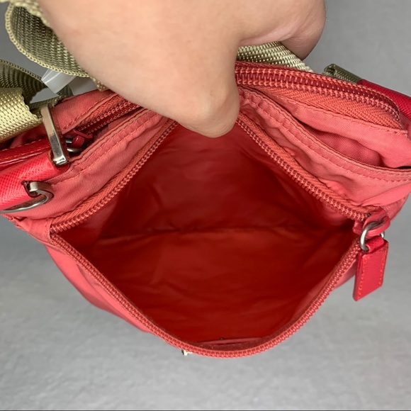 ✨✨✨✨SOLD✨✨✨✨ Prada Nylon Pink Crossbody Vintage - Picture 10 of 11